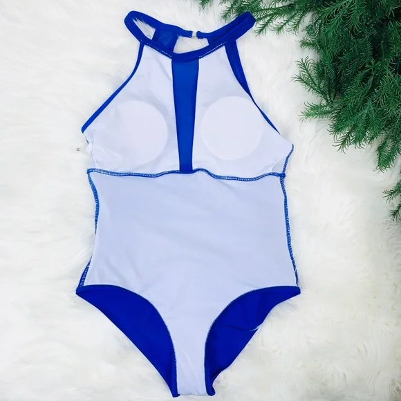 🚫SOLD!*GORGEOUS BLUE! One-Piece Bathing Suit!* - Picture 9 of 12